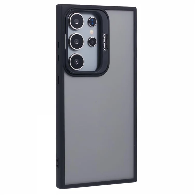 Чехол-накладка NKS Series для Samsung Galaxy S22 Ultra 5G, TPU+PC, с невидимой подставкой, черный