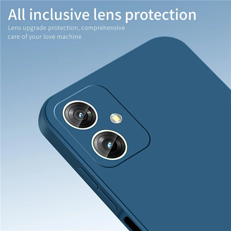 PINWUYO JK Touching Series For Motorola Moto G54 5G Case Soft TPU Protective Phone Cover - Navy Blue