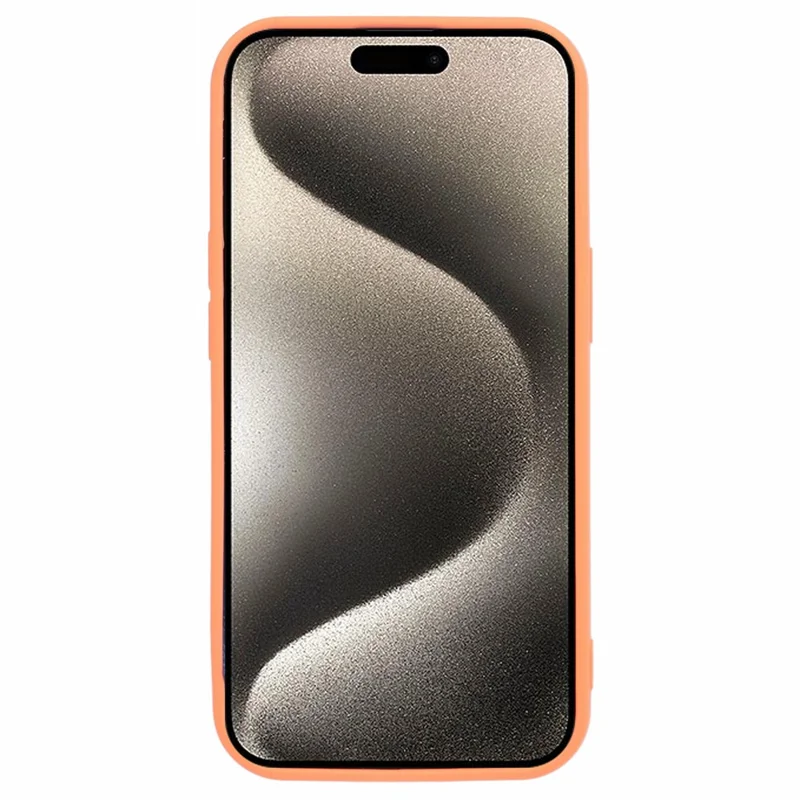 NKS Series For iPhone 14 Case Lens Frame Bracket TPU+PC Shockproof Phone Cover - Orange