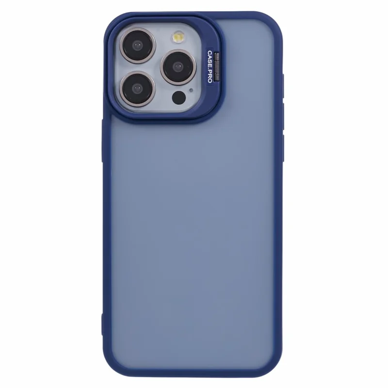 NKS Series For iPhone 13 Pro Max Case Lens Frame Bracket TPU+PC Phone Cover - Sapphire