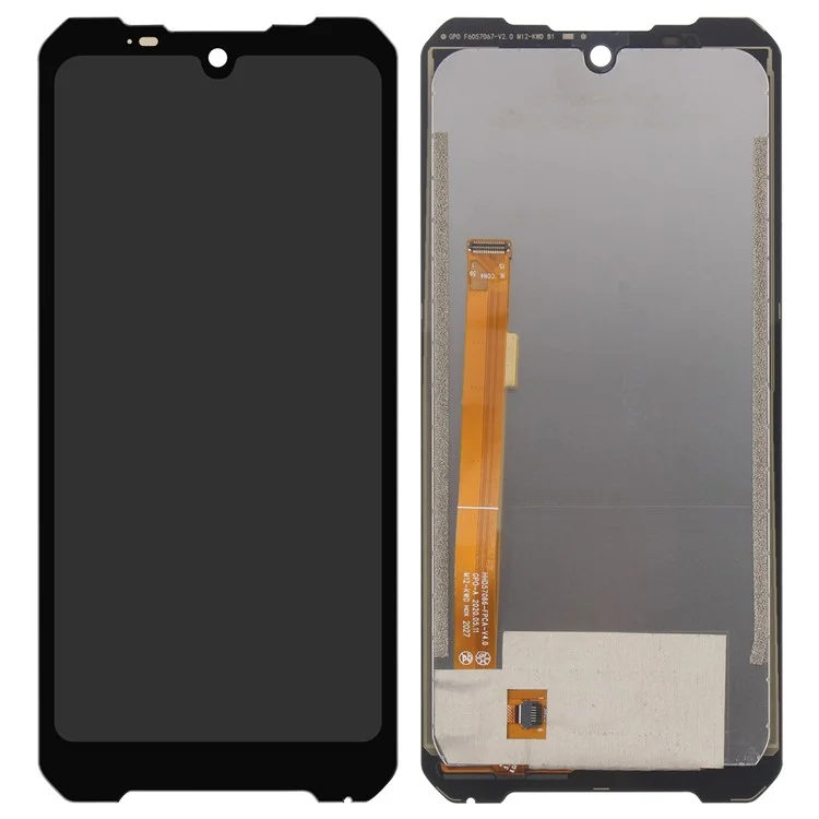 Para Doogee S58 Pro OEM Grade S LCD Screen and Digitizer Assembly Part (Sem Logotipo)