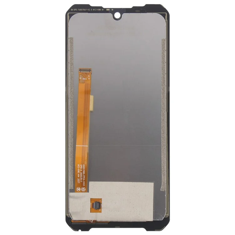 Para Doogee S58 Pro OEM Grade S LCD Screen and Digitizer Assembly Part (Sem Logotipo)