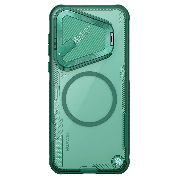 NILLKIN Iceblade Prop Магнитная серия для Huawei Pura 70 Pro / Pura 70 Pro+ Чехол PC+TPU Защитная крышка для объектива - Зеленый