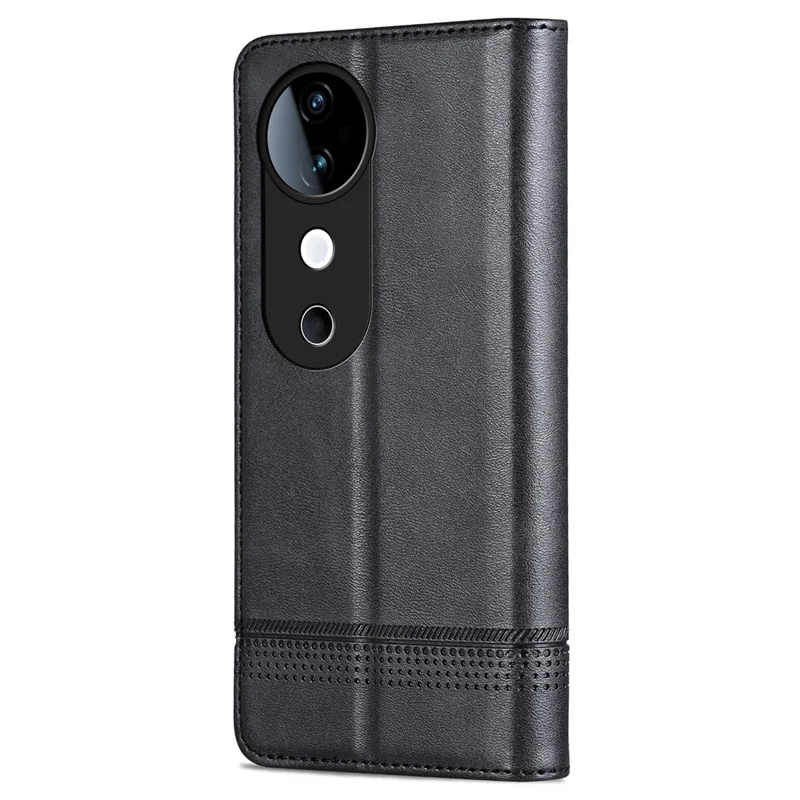 AZNS For vivo S19 5G / S19 Pro 5G Case Wallet Leather Phone Cover Mobile Accessories   - Black