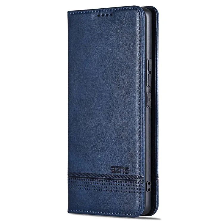 AZNS For vivo X100s 5G Case Magnetic Auto Cierre Cubierta de Billetera de Cuero PU para Teléfono - Azul