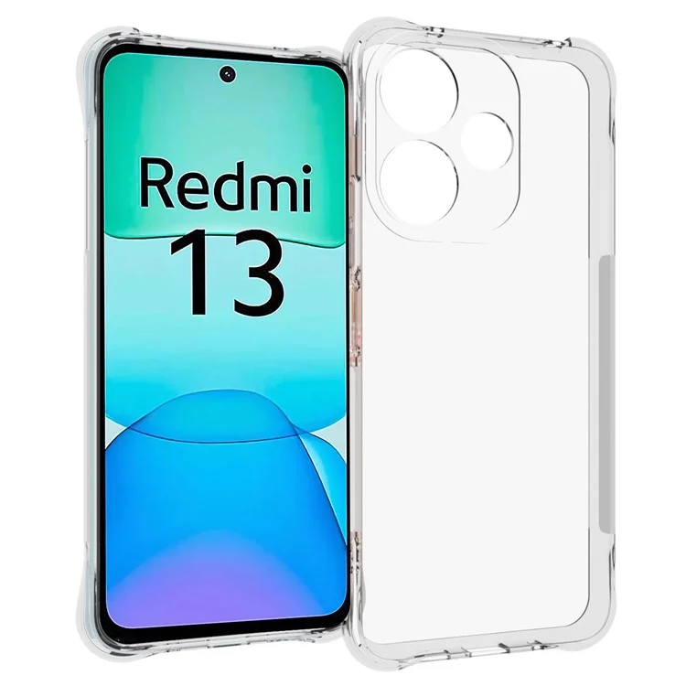 Para Xiaomi Redmi 13 5G / 13 4G Funda Antideslizante Resistente a Golpes Blanda de TPU Cubierta del Teléfono