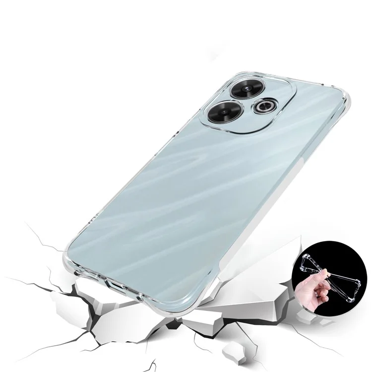 Para Xiaomi Redmi 13 5G / 13 4G Funda Antideslizante Resistente a Golpes Blanda de TPU Cubierta del Teléfono