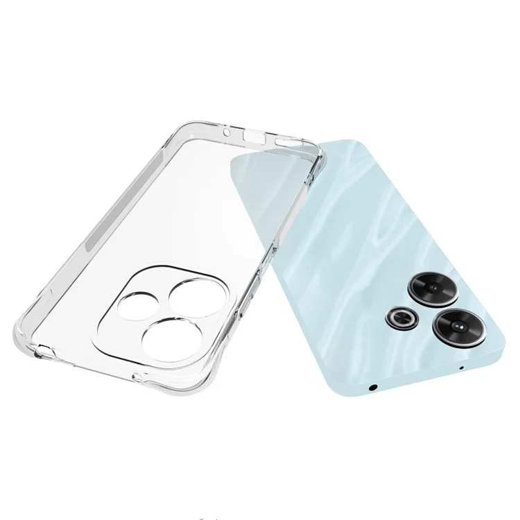 Para Xiaomi Redmi 13 5G / 13 4G Funda Antideslizante Resistente a Golpes Blanda de TPU Cubierta del Teléfono
