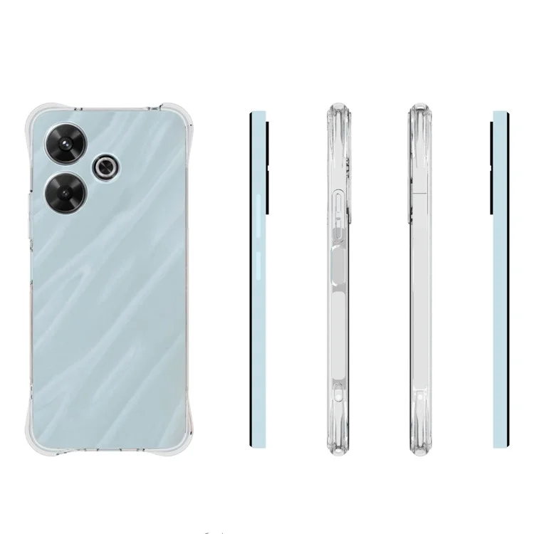 Para Xiaomi Redmi 13 5G / 13 4G Funda Antideslizante Resistente a Golpes Blanda de TPU Cubierta del Teléfono