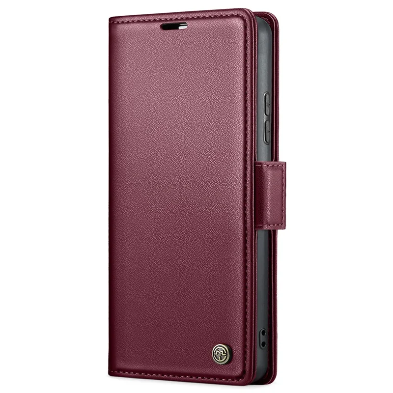 CASEME 023 Series para Xiaomi Redmi Note 13 Pro 5G / Poco X6 5G Funda Cartera con Bloqueo RFID - Rojo
