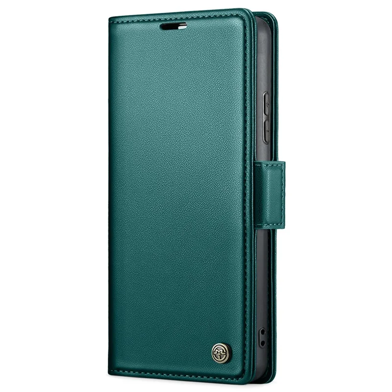CASEME 023 Series For Xiaomi Redmi Note 13 Pro 5G / Poco X6 5G Case RFID Blocking Wallet Phone Cover - Green