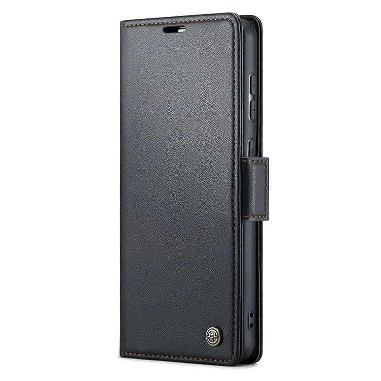CASEME 023 Series Para Samsung Galaxy S20 Ultra Caso Carteira Bloqueio RFID Capa de Telefone de Couro - Preto