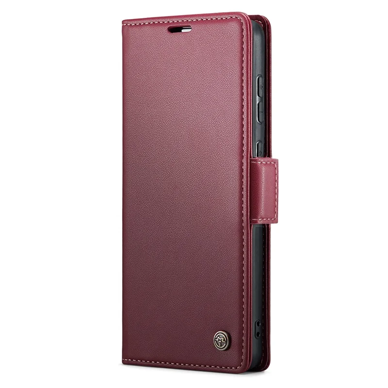 CASEME 023 Series For Samsung Galaxy S20 Ultra Case Wallet RFID Blocking Leather Phone Cover - Red