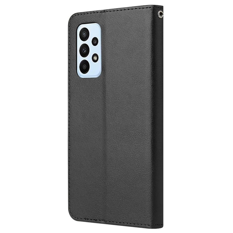 Чехол для Samsung Galaxy A23 4G / A23 5G (глобальная версия) / F23 5G / M23 5G / M13 4G - кожа PU, черный