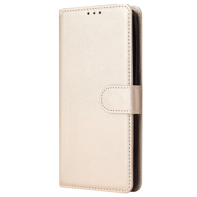 Para el Samsung Galaxy A23 4G / A23 5G (Versión Global) / F23 5G / M23 5G / M13 4G Funda de Teléfono Cubierta de Cuero de PU - Oro