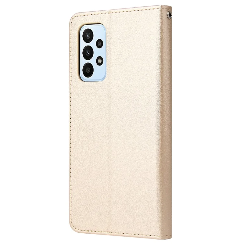 Para el Samsung Galaxy A23 4G / A23 5G (Versión Global) / F23 5G / M23 5G / M13 4G Funda de Teléfono Cubierta de Cuero de PU - Oro