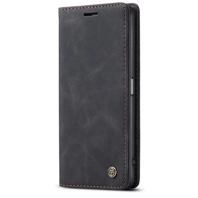 CASEME 013 Series para Oppo A96 4G / A36 / K10 4G / A76 / Realme 9i 4G Capa de Telefone de Couro com Absorção Magnética - Preto