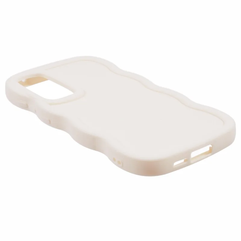 XL Series For Samsung Galaxy M14 5G / F14 5G Case TPU Phone Cover with Wave Frame - White