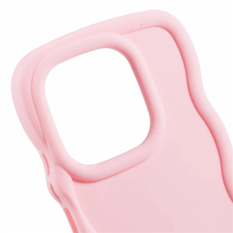 Serie XL per Xiaomi Redmi Note 13 Pro 5G / Poco X6 5G Custodia TPU Cover Telefono Bordo Ondulato - Rosa