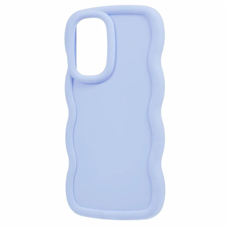 Série XL pour Samsung Galaxy A52 4G / 5G / A52s 5G Étui Wave Edge TPU Soft Phone Cover - Violet