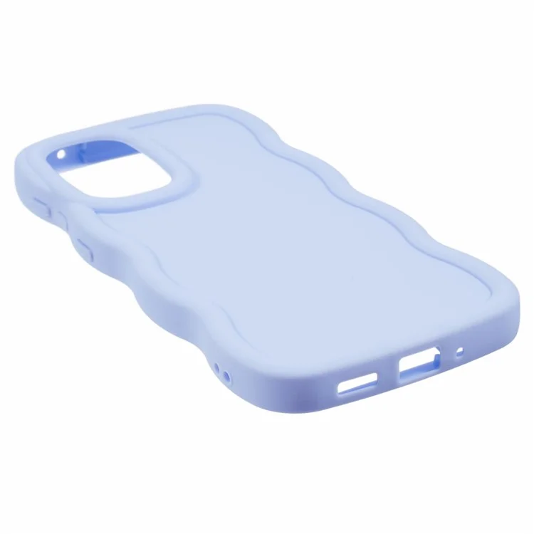 Série XL pour Samsung Galaxy A52 4G / 5G / A52s 5G Étui Wave Edge TPU Soft Phone Cover - Violet