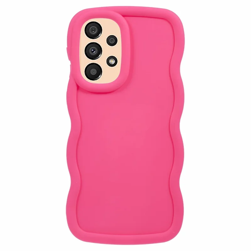 XL Series For Samsung Galaxy A52 4G / 5G / A52s 5G Case Wave Edge TPU Soft Phone Cover - Rose