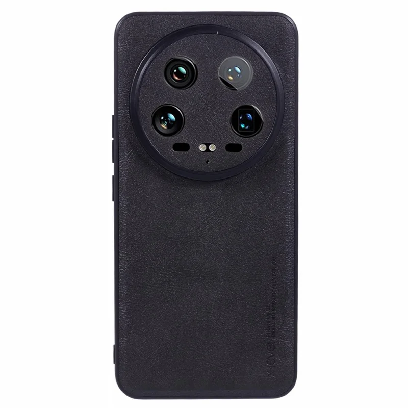 X-LEVEL Bojue-3 Series Per Xiaomi 14 Ultra Case PU Pelle + PC + TPU Ibrida Custodia Protettiva - Nero