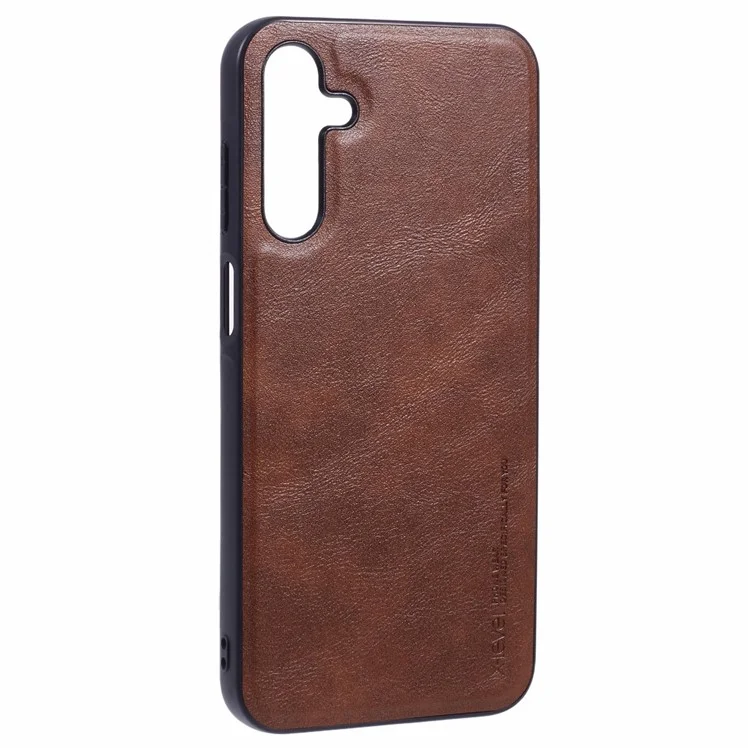 X-LEVEL Bojue-3 Series For Samsung Galaxy A15 5G Case Leather+TPU+PC Phone Cover - Brown