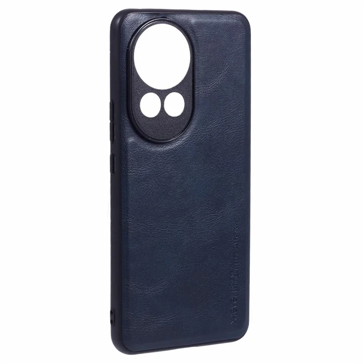 X-LEVEL Bojue-3 Serie para Huawei nova 12 Pro 5G / nova 12 Ultra 5G Funda Revestimiento de Piel Funda de Teléfono - Azul