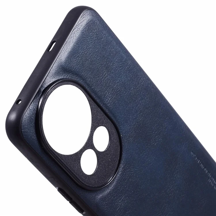 X-LEVEL Bojue-3 Serie para Huawei nova 12 Pro 5G / nova 12 Ultra 5G Funda Revestimiento de Piel Funda de Teléfono - Azul