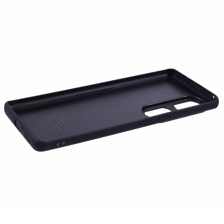 X-LEVEL Bojue-3 Series For 	Honor 90 Pro Case Slim PU Leather Back Cover Hard PC Soft TPU - Midnight Green
