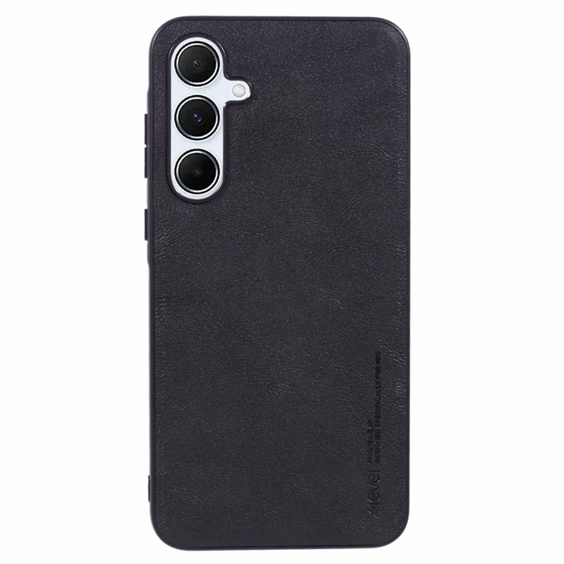 X-LEVEL Bojue-3 Series For Samsung Galaxy A55 5G Case Leather+TPU+PC Phone Cover - Black