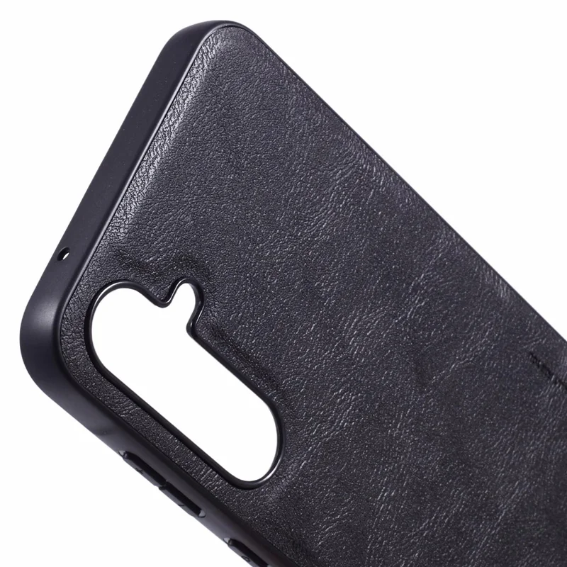 X-LEVEL Bojue-3 Series For Samsung Galaxy A55 5G Case Leather+TPU+PC Phone Cover - Black