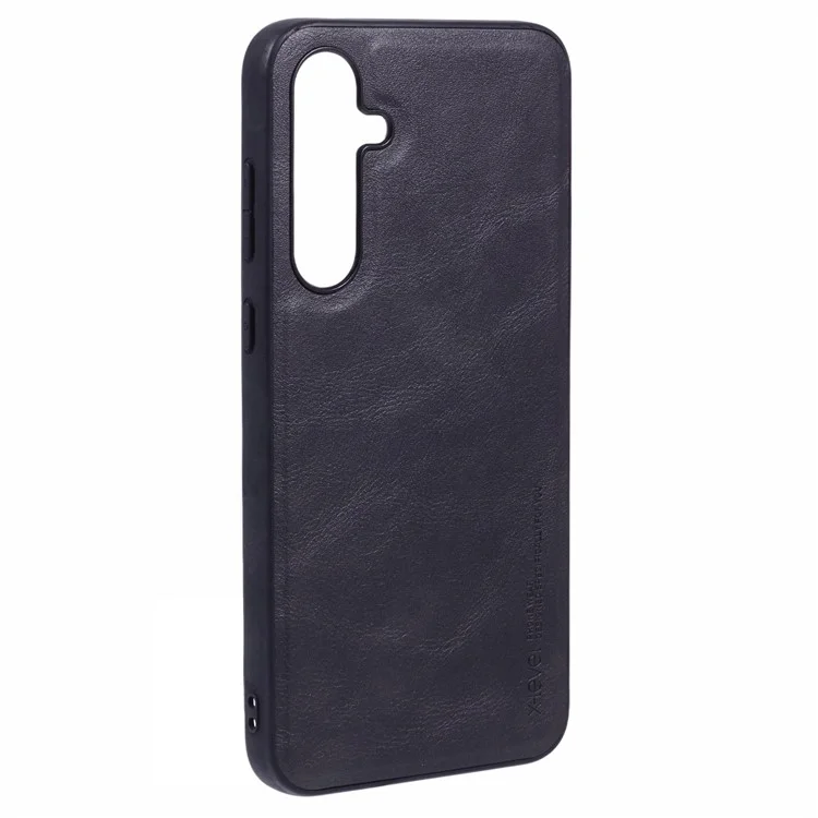 X-LEVEL Bojue-3 Serie für Samsung Galaxy A35 5G Hülle PU-Leder Rückseite Telefonabdeckung Geschäft Soft Grip - Schwarz