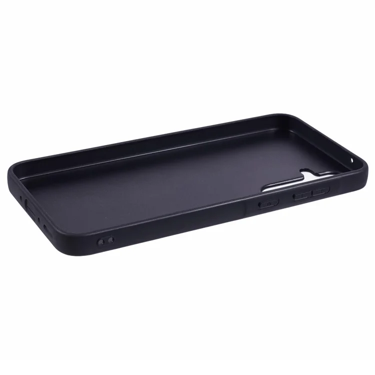 X-LEVEL Bojue-3 Serie für Samsung Galaxy A35 5G Hülle PU-Leder Rückseite Telefonabdeckung Geschäft Soft Grip - Schwarz