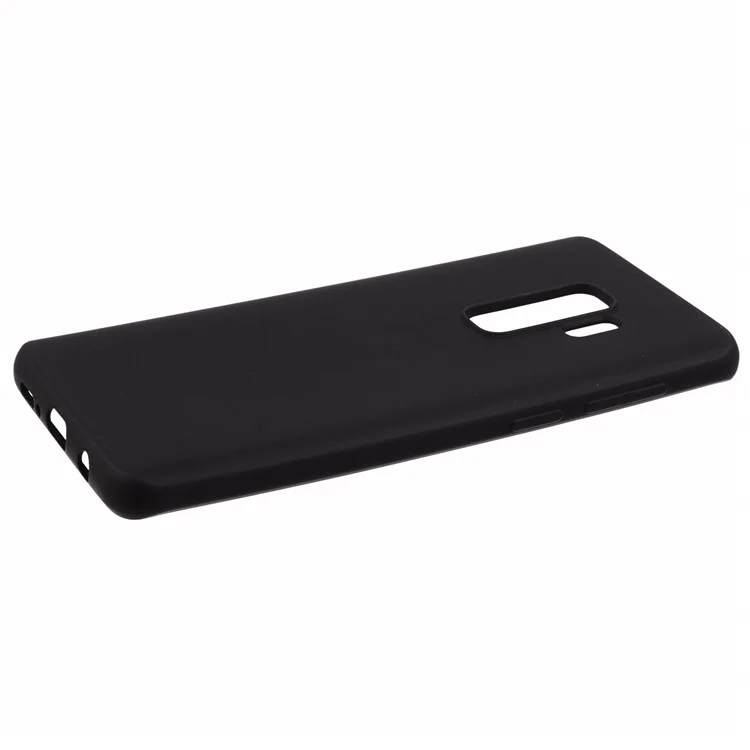 X-LEVEL Per Samsung Galaxy S9+ Anti-Graffio TPU Custodia Telefonica Texture Silicone Liquido - Nero