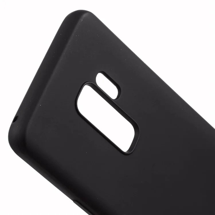 X-LEVEL Per Samsung Galaxy S9+ Anti-Graffio TPU Custodia Telefonica Texture Silicone Liquido - Nero
