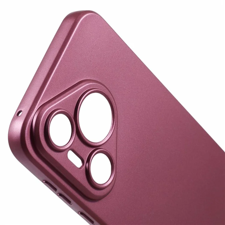 X-LEVEL Guardian Series For Huawei Pura 70 Cell Phone Case Anti-Fingerprint Matte TPU Cover - Wine Red
