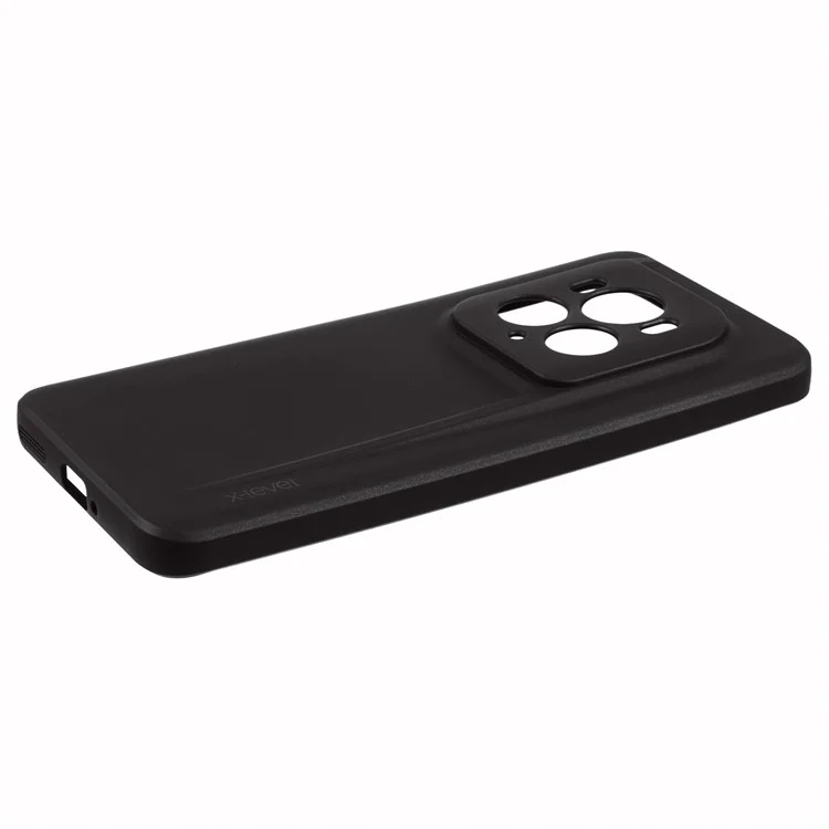 X-LEVEL Guardian Series For Honor Magic6 Ultimate 5G Mobile Phone Case Soft TPU Matte Back Cover - Schwarz