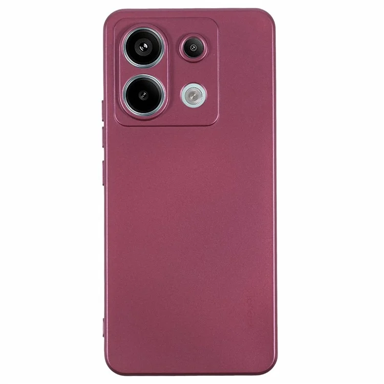 X-LEVEL Guardian Series For Xiaomi Redmi Note 13 Pro 5G / Poco X6 5G TPU Case Matte Phone Back Cover - Wine Red