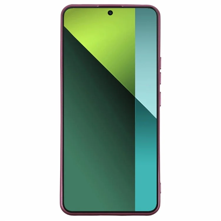 X-LEVEL Guardian Series For Xiaomi Redmi Note 13 Pro 5G / Poco X6 5G TPU Case Matte Phone Back Cover - Wine Red