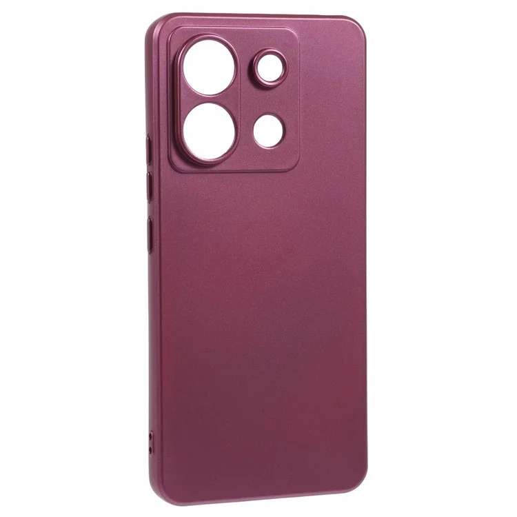 X-LEVEL Guardian Series For Xiaomi Redmi Note 13 Pro 5G / Poco X6 5G TPU Case Matte Phone Back Cover - Wine Red