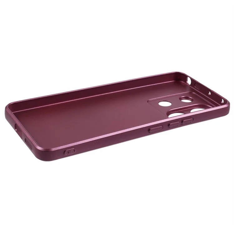 X-LEVEL Guardian Series For Xiaomi Redmi Note 13 Pro 5G / Poco X6 5G TPU Case Matte Phone Back Cover - Wine Red