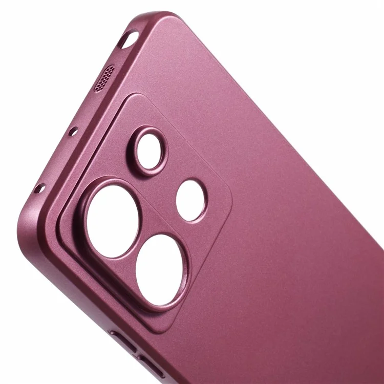 X-LEVEL Guardian Series For Xiaomi Redmi Note 13 Pro 5G / Poco X6 5G TPU Case Matte Phone Back Cover - Wine Red