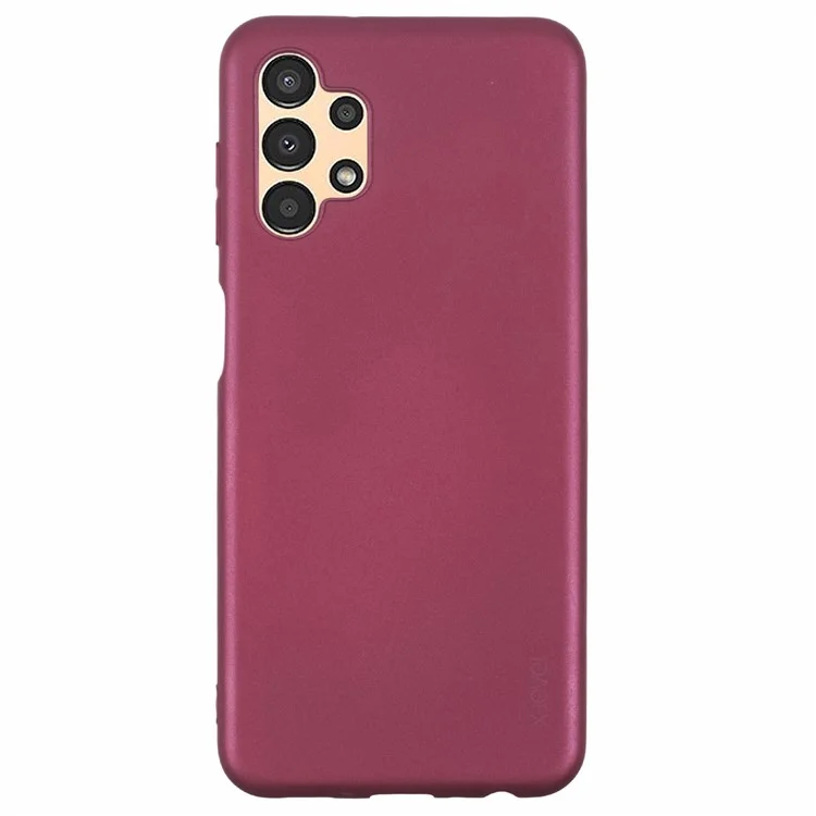 X-LEVEL Guardian Series For Samsung Galaxy A13 4G Phone Case Matte TPU Phone Cover - Wine Red