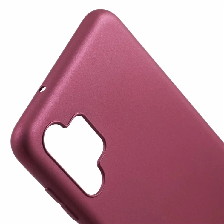 X-LEVEL Guardian Series For Samsung Galaxy A13 4G Phone Case Matte TPU Phone Cover - Wine Red