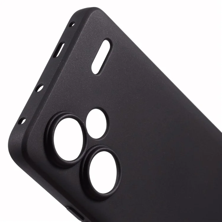 X-LEVEL Guardian Series Für Xiaomi Redmi Note 13 Pro+ 5G Handyhülle Matte TPU Handyhülle - Schwarz