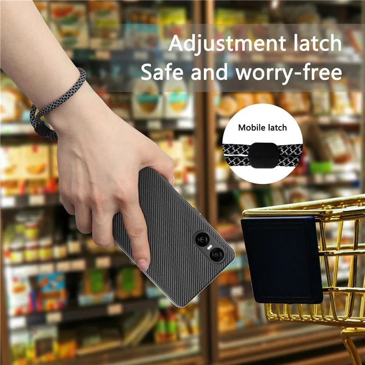 VILI TC Series for Sony Xperia 10 VI Case Leather+TPU Protective Phone Cover with Strap