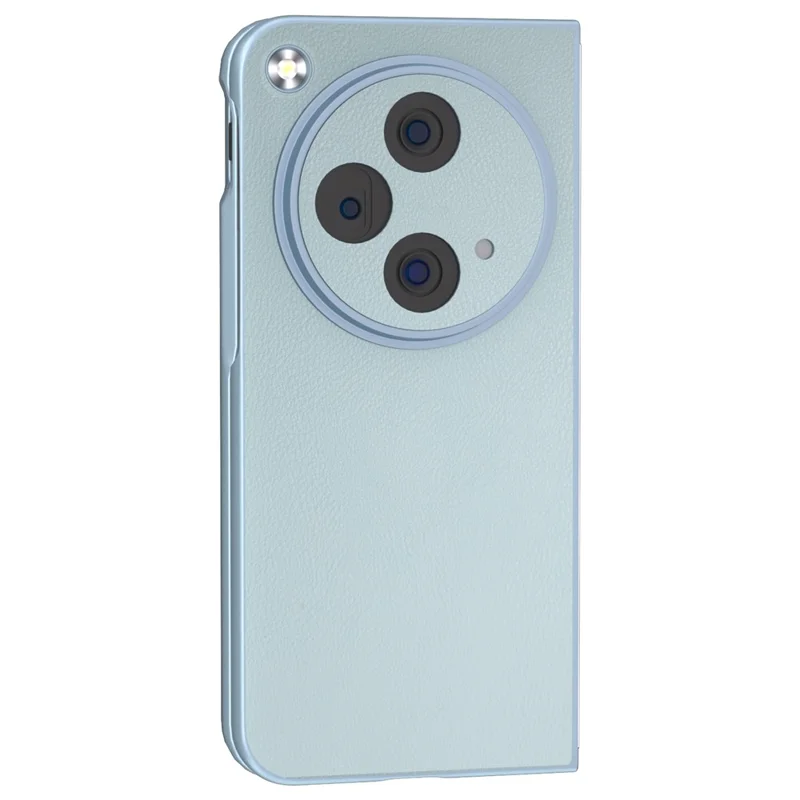 For Oppo Find N3 5G Case PU Leather + Hard PC Shell Phone Cover - Baby Blue