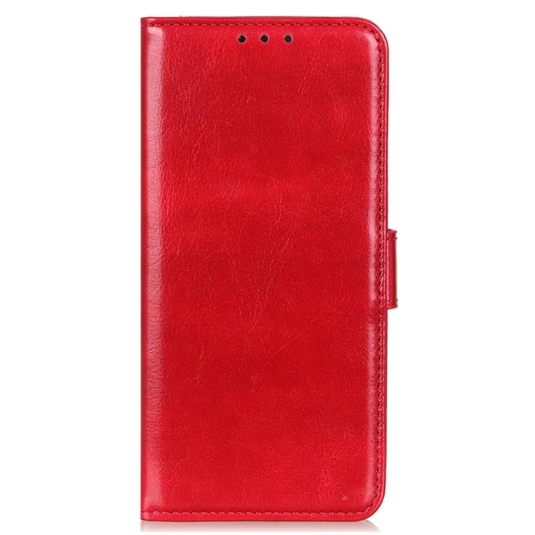 Pour Honor 200 Lite Case PU Leather Wallet Phone Cover Crazy Horse Texture - Red